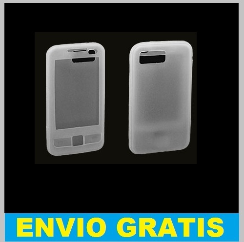 FUNDA SILICONA PARA SAMSUNG I900 OMNIA / I908 BLANCA